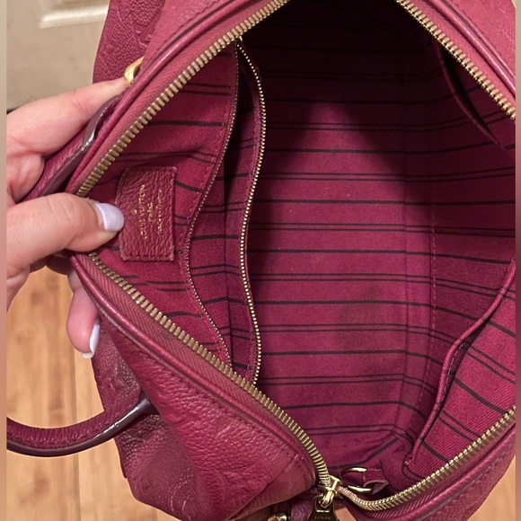 Louis Vuitton Empreinte Leather Speedy Bandouliere 25 in Aurore - Picture 17 of 17